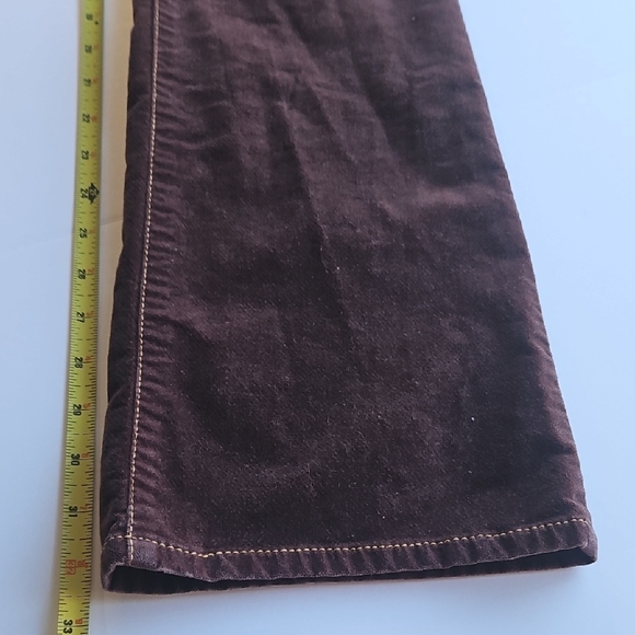 CAbi Women's Velveteen Rich Brown Bootcut Jeans - Picture 8 of 8